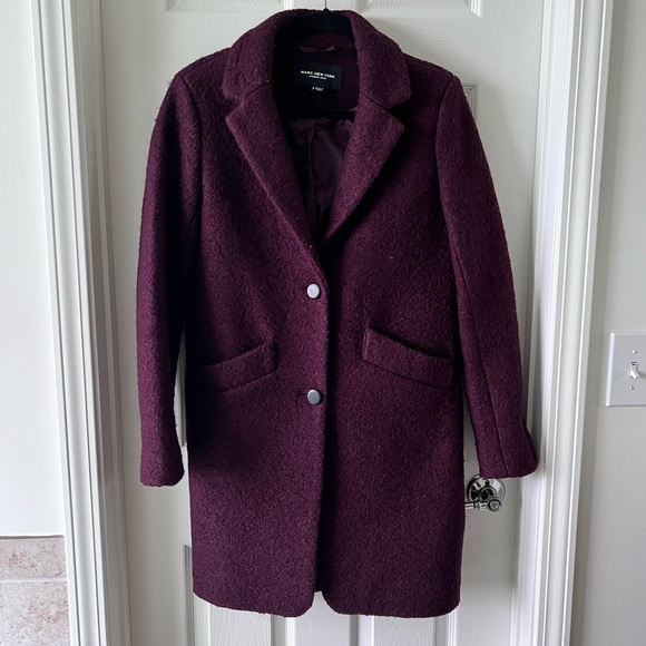 Marc New York by Andrew Marc Paige Boucle Coat Size 4 - Picture 1 of 6